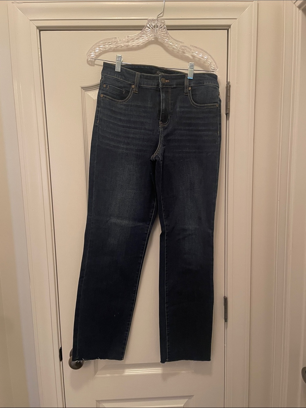 Liverpool Dark Blue Straight Leg Jeans